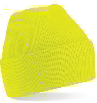 picture of Beechfield Original Cuffed Beanie - Fluoresent Yellow - [BT-B45-FLY]