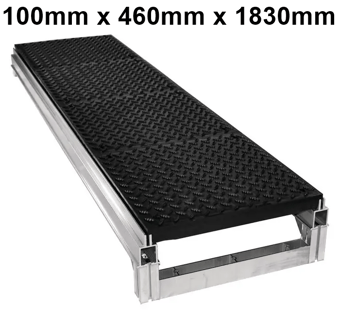 picture of Slingsby Foundation Modular Work Platform System - Diamond Plate - 100mm x 460mm x 1830mm - [SLB-429363] - (LP)