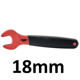 picture of VDE Fully Insulated Open End Spanner - 18mm - [DO-99476]