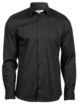 Picture of Tee Jays Men's Stretch Luxury Shirt - Black - BT-TJ4024-BLK