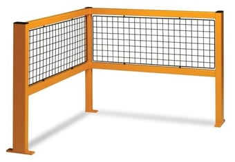 Picture of QMP Fully Welded Barrier - Corner Barrier - Mesh Infill - 1000L x 900H mm - [QM-RBCU1090MYXX]
