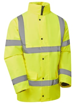 picture of Supertouch Hi Vis Yellow Fleece Lined Parka - ST-SHV-05341-7