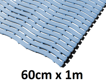 picture of Kumfi Step Anti-Slip Swimming Pool Mat Light Blue - 60cm x 1m - [BLD-KM24LB]