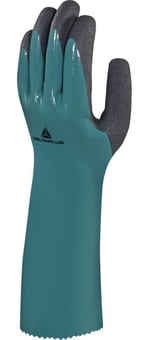 picture of Delta Plus Chemsafe  VV835 Nitrile Coating Palm Chemical Resistant Gloves - LH-VV835