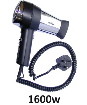 picture of Valera Action Hair Dryer 1600w With Plug - Black & Chrome - [BP-EPAVSB-6]