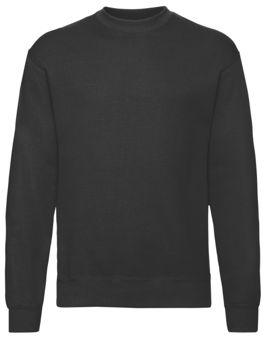 Picture of Fruit Of The Loom Adult Set-in Sleeve Sweatshirt - Black - BT-62202-BLACK