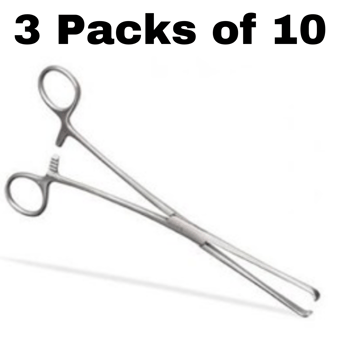 picture of Teales Vulsellum Forceps - Straight - 23cm - 3 Packs of 10 - [ML-D8847-PACK]