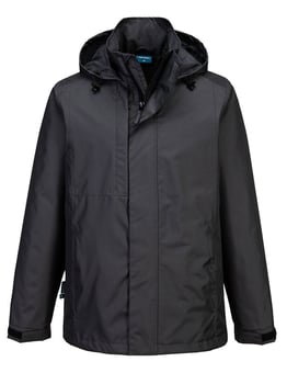 picture of Portwest CD867 - WX2 Eco Rain Jacket - Metal Grey - PW-CD867MGR