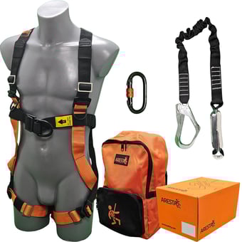 picture of ARESTA Scaffolder Kit 6E - Double Point Elasticated Harness - Elasticated Shoulder Strapping - [XE-AK-S06ES]