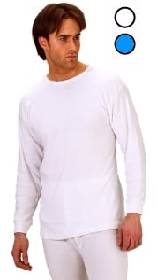 picture of Beeswift Thermal Long Sleeve White Vest - BE-THVLS-W