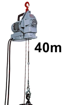 picture of Tractel TR30 300kg 110volt Minifor Electric Wire Rope Hoist c/w 40mtr Rope - [TRC-102999-61989] - (LP)