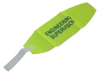 picture of Arm Badge With PVC Coated Fabric With Velcro Fastening - "Engineering Supervisor" - [UP-0044/007522]