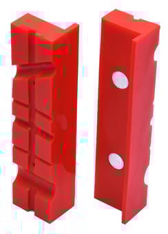 picture of Amtech 140mm Non-marking Magnetic Vice Jaw Protectors - [DK-D4290]