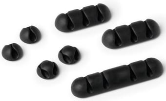 Picture of Durable - Cavoline Cable Clip MIX - Graphite - 7 Pieces - [DL-504137]