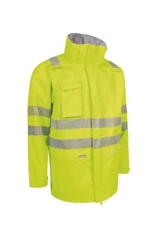 Picture of Lyngsoe Multinorm Hi-Vis Jacket Heavy Tear-resistant - Saturn Yellow - LS-ARC-LR19055-53