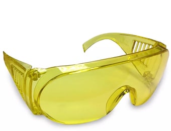 picture of JSP - Lucerne Safety Overspecs - Amber Lens - EN166.1.F - [JS-ASD010-021-200] - (DISC-W)