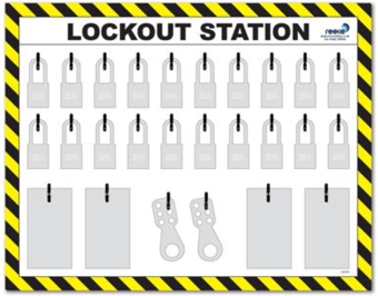 picture of Reece 20 Lock Lockout Station Only - [RS-LSE304]