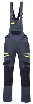 Picture of Portwest - DX441 Work Metal Grey Bib and Brace - PW-DX441MGR - (LP)