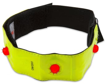 picture of Hi-Vis Reflective Band With Flashing Red LEDs - [SO-OT00613]