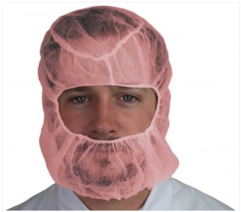 Picture of Detectable Disposable Balaclava Hood - Pack of 100 - Colour Red - [DT-441-T009-P03]