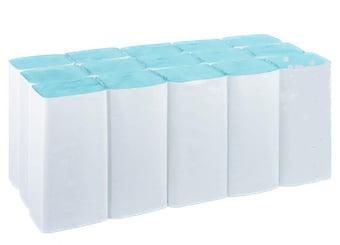 picture of Supreme TTF Blue V-Fold Towels - 7200 Pieces - [HT-FBT36001]