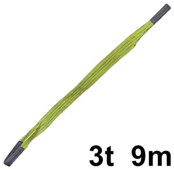 picture of Climax Webbing Sling - Yellow - 3t 9m - [CL-SLING-3T9M]