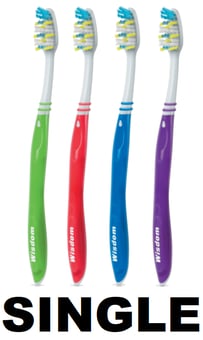 picture of Wisdom Xtra Clean Angled Filaments Toothbrush - Single - [AF-5028763005068] - (DISC-C-W)