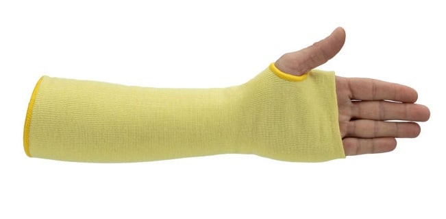 Honeywell Yellow Para-Aramide Sleeve Aracut - 36cm - Single - [HW-KVS-2-14TH-N]