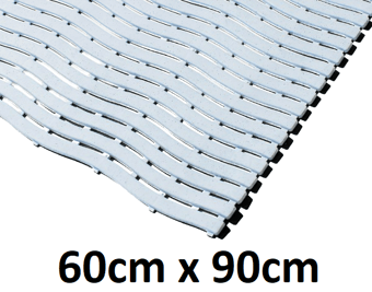 picture of Kumfi Step Anti-Slip Swimming Pool Mat Flecked White - 60cm x 90cm - [BLD-KM2436WH]