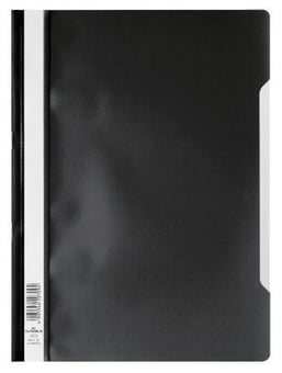 Picture of Durable - Clear View Folder A4 - Black - Pack of 25 - [DL-252301]
