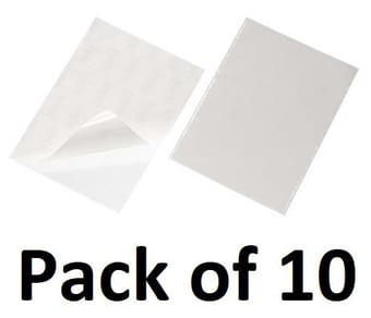 picture of Durable - Pocketfix® - A4 - Transparent - Pack of 10 - [DL-829519]