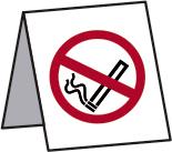 Picture of Spectrum No Smoking Desk Sign - RPVC 50 x 50mm - SCXO-CI-SGN06P