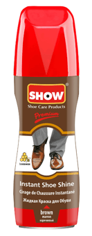 picture of Show Brown Liquid Instant Shoe Shine 75ml - [LC-SHOWLIQBR]