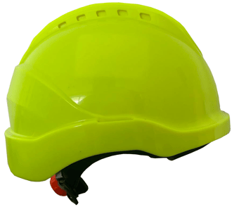 Picture of Yellow Climax Safety Helmet - Vented - Lightweight ABS - [CL-CURRO-LIGHT-Y] - (DISC-W)
