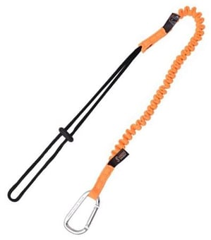 picture of Kratos Stretch Tool Lanyard With 15mm Aluminium Karabiner - [KR-TS9000100]