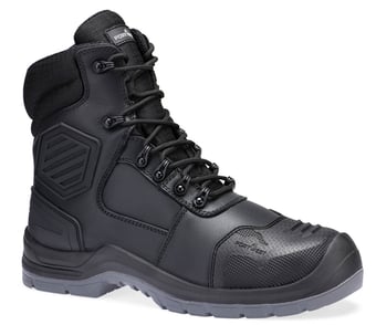 picture of Portwest FD25 - Composite Leather Mid Boot - S7L HRO M CI LG SC AN SR FO - Black - PW-FD25BKR