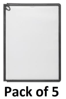 picture of Durable - SHERPA® Display Panel Plus - Black - Pack of 5 - [DL-559001]