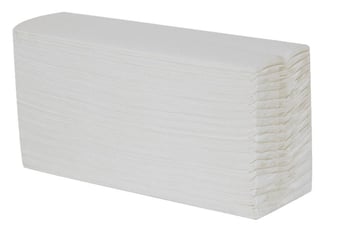 Picture of Single Sleeve of C Fold White Paper Towels - Standard Sheet Size - 176 Sheets per Sleeve - [PP-CFW03]