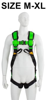 picture of G-Force P32 Professional Two Point Safety Harness - M-XL - [GF-GFP-32-PRO-FI]