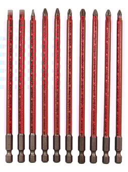 picture of Amtech 150mm Non-slip Bit Set - 10 Piece - [DK-L2380]