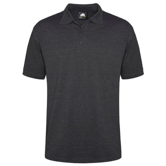 Picture of Eagle Premium Polycotton Men's Charcoal Grey Poloshirt - 220gm - ON-1150-10-CHA