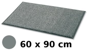 picture of Doortex VALUE Dust Control Door Mat - 60 x 90cm - Polypropylene Black and White - [SP-596011] - (DISC-C-R)