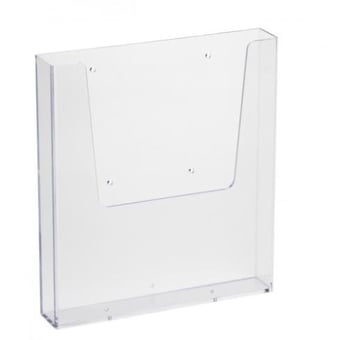 Picture of Wall Fix Literature Holder - 1/3 of A4 - 210mm x 99mm - [CI-AH10] - (DISC-W)