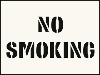 Picture of No Smoking Stencil (190 x 300mm) - SCXO-CI-9500