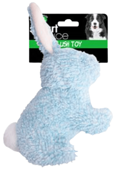 picture of Smart Choice Plush Rabbit Dog Toy Assorted Colours - [PD-SC1128] - (DISC-X)