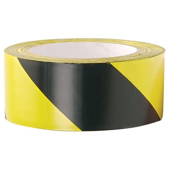 picture of JSP - Non Adhesive - Zebra Hazard Tape 500m x 7cm - Yellow and Black - [JS-HDH001-005-300]