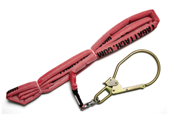 Picture of TAGATTACH 25mm Grip Rope Tag Line c/w Steel Tower Hook 10mtr - [TAG-25GR10-STH]