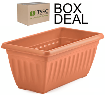 picture of Whitefurze 40cm Athens Window Box - Terracotta - Box Deal of 10 - [IH-WHFG070263]