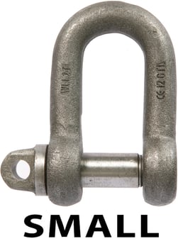 picture of Small Dee Shackles c/w Type A Screw Collar Pin