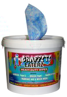 picture of Graffiti Eaterz Heavy-Duty Wipes - Tub of 150 - [FN-GEW150]
